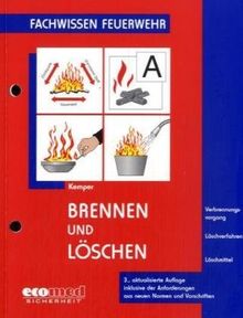 Brennen und Löschen: Verbrennungsvorgang - Löschverfahren - Löschmittel