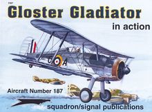 Gloster Gladiator in action (Aircraft Number 187)