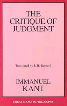 The Critique of Judgment (Great Books in Philosophy)