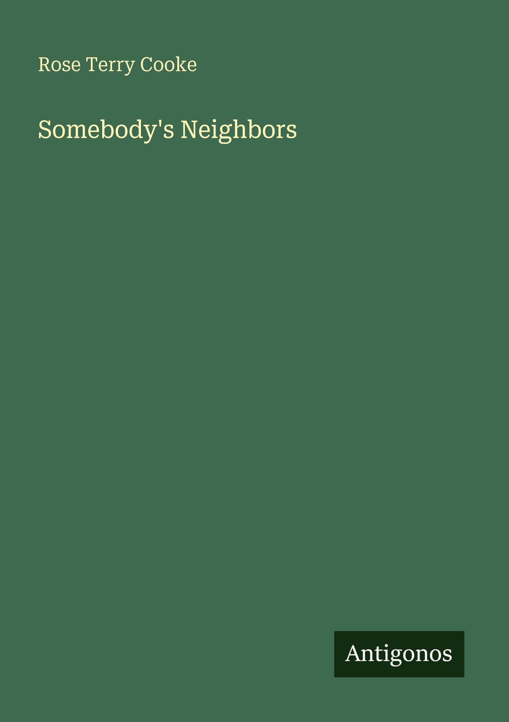 Somebody's Neighbors