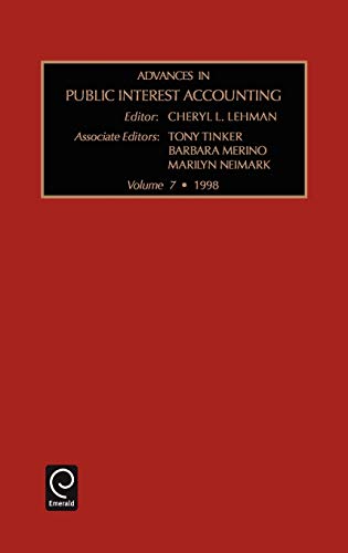 Advances in Public Interest Accounting: Vol 7