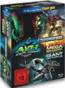 3 Blu-ray Trash Box : Transmorphers - Alien Vs Hunter - Mega Shark Vs Giant Octopus [3 DVDs]