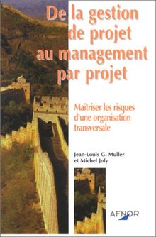 De la gestion de projet au management par projet : maîtriser les risques d'une organisation transversale