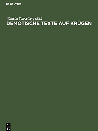 Demotische Texte auf Krügen