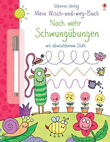 Mein Wisch-und-weg-Buch: Noch mehr Schwungübungen: mit abwischbarem Stift