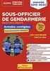 Sous-officier de gendarmerie : externe, interne, 3e voie, catégorie B : annales corrigées, entraînement intensif, concours 2019-2020