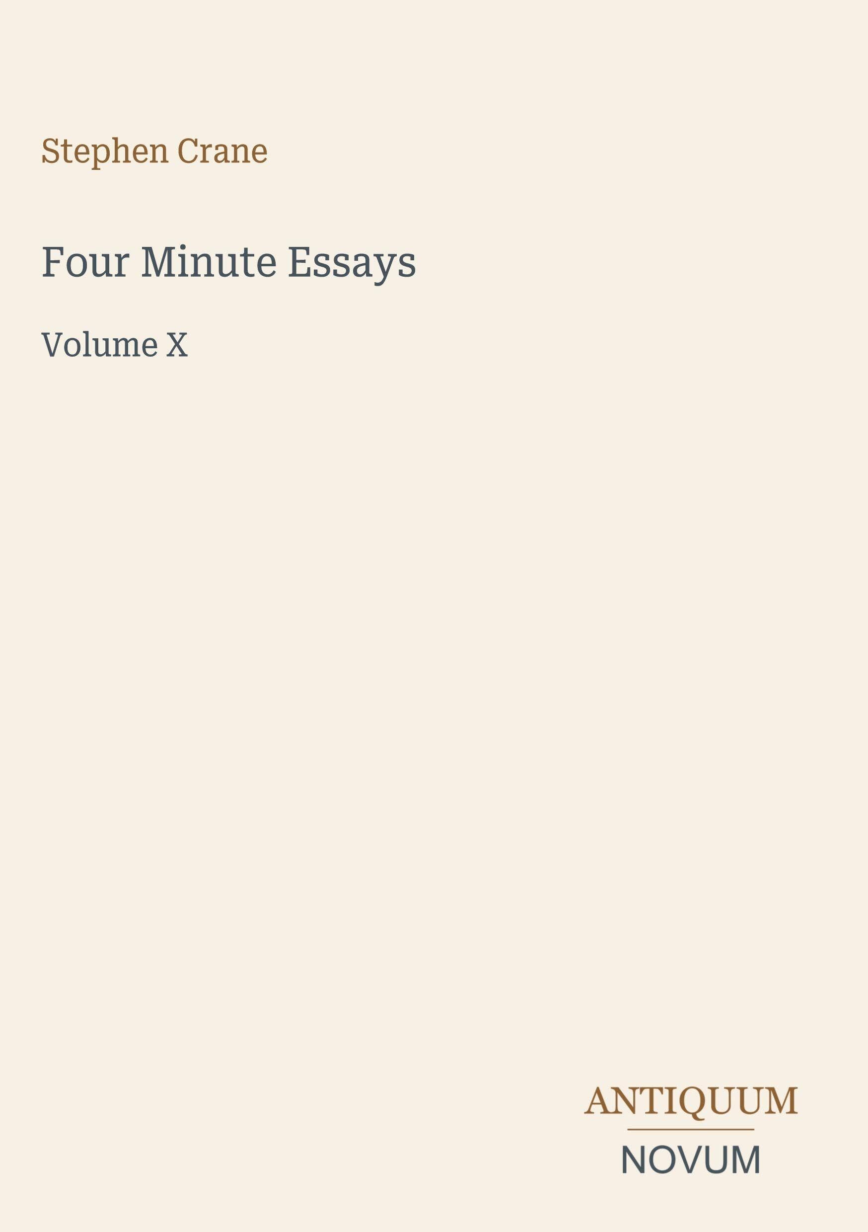 Four Minute Essays