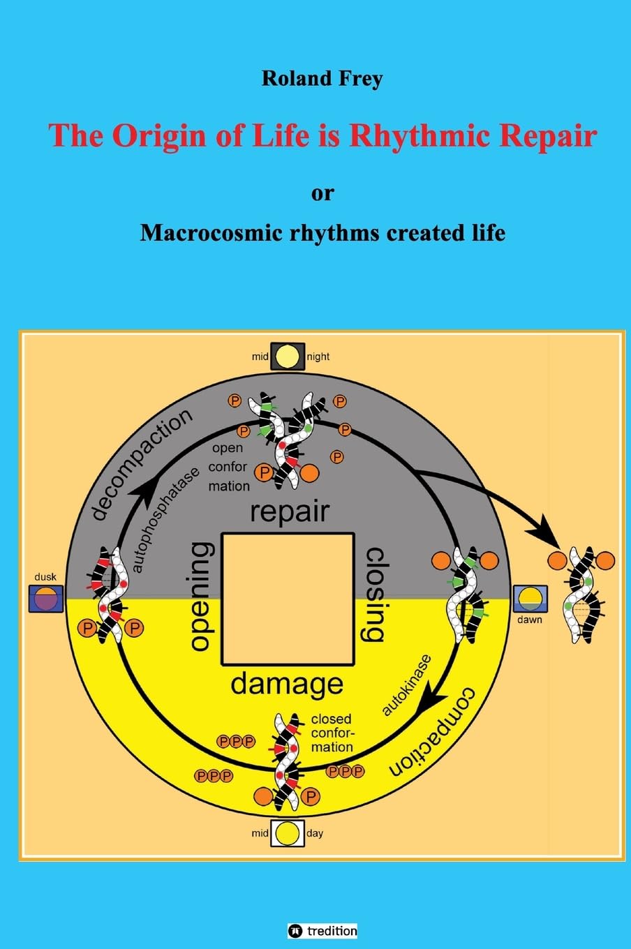 The origin of life is rhythmic repair or Macrocosmic rhythms created life: To survive, complementary primordial life molecules had to become ... macrocosmic environmental rhythms on Earth