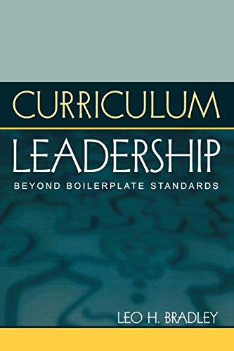 Curriculum Leadership, Beyond Boilerplate Standards