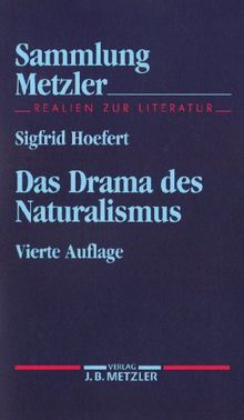 Sammlung Metzler, Bd.75, Das Drama des Naturalismus