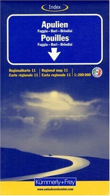 Kümmerly & Frey Karten, Apulien: Apulia Sheet 11 (Italy - Regional maps)