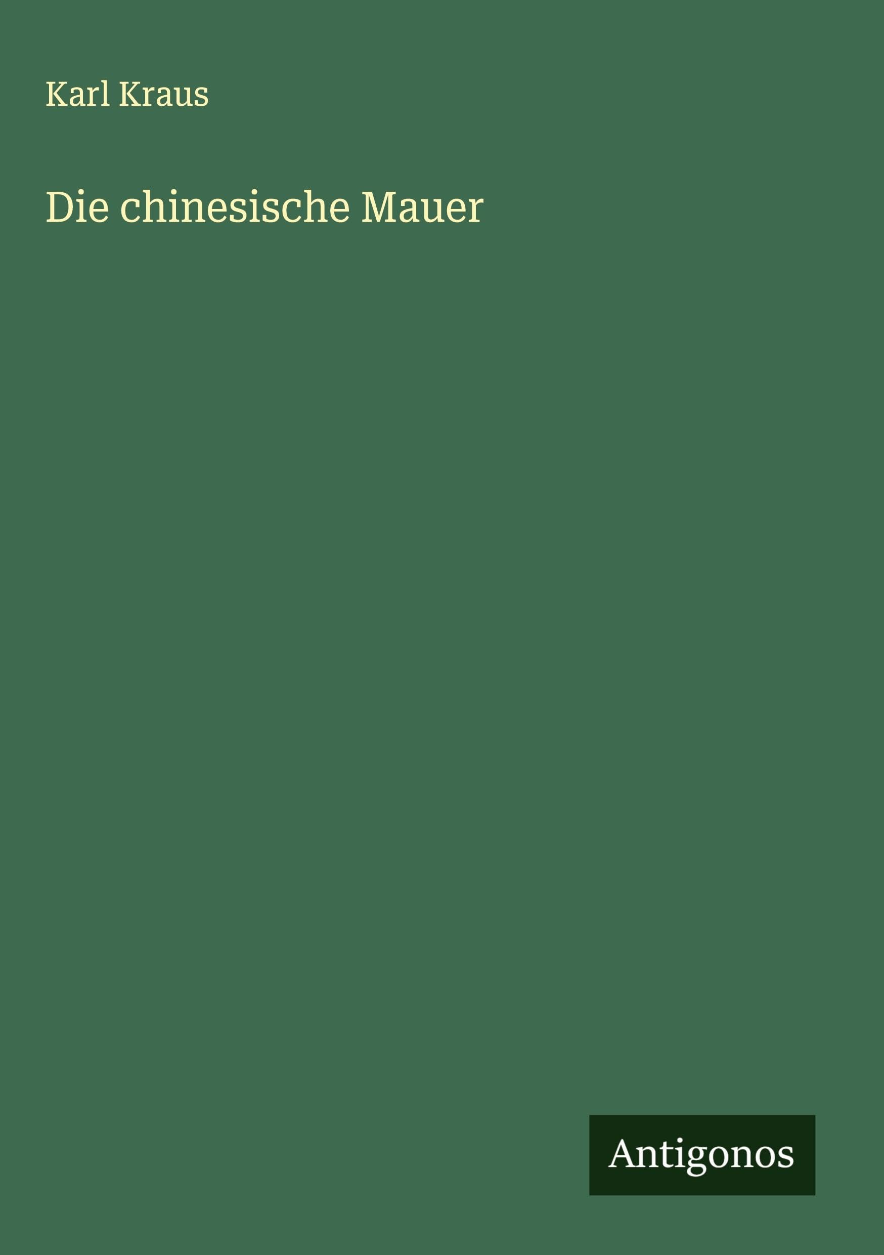 Die chinesische Mauer