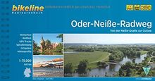 Oder-Neiße-Radweg: Von der Neiße-Quelle zur Ostsee, 1:75.000, 641 km (Bikeline Radtourenbücher)