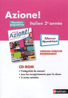 Italien 2e année Azione !: Version enrichie enseignant