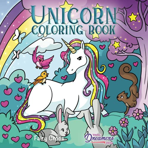 Unicorn Coloring Book: For Kids Ages 4-8 (Young Dreamers Press Kids Coloring Books, Band 4)