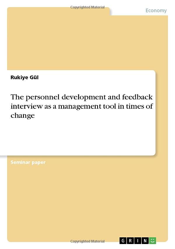 The personnel development and feedback interview as a management tool in times of change