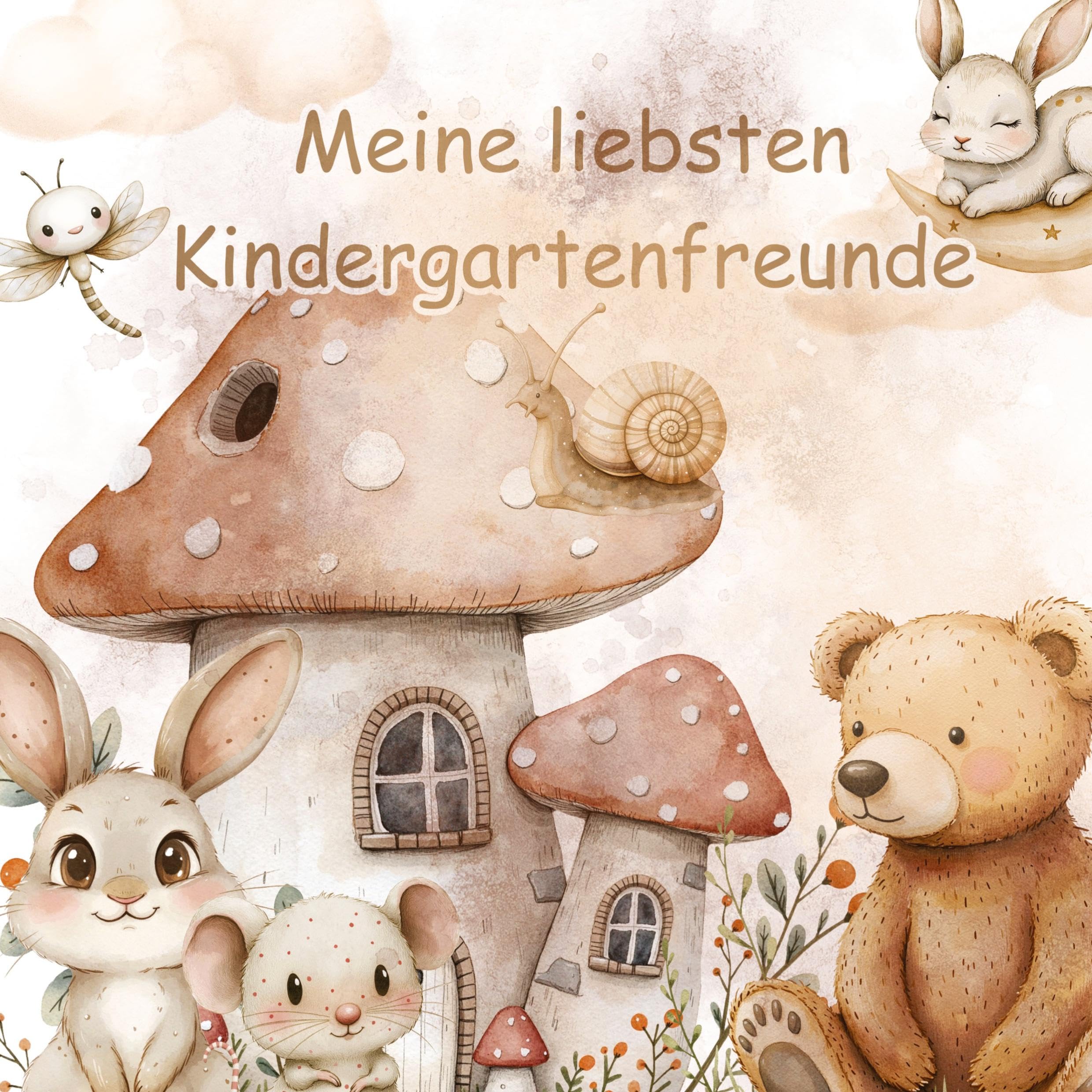 Meine liebsten Kindergartenfreunde - Auf Wald und Wiese: Ein Ausfüllbuch für Kinder ab 3 Jahren