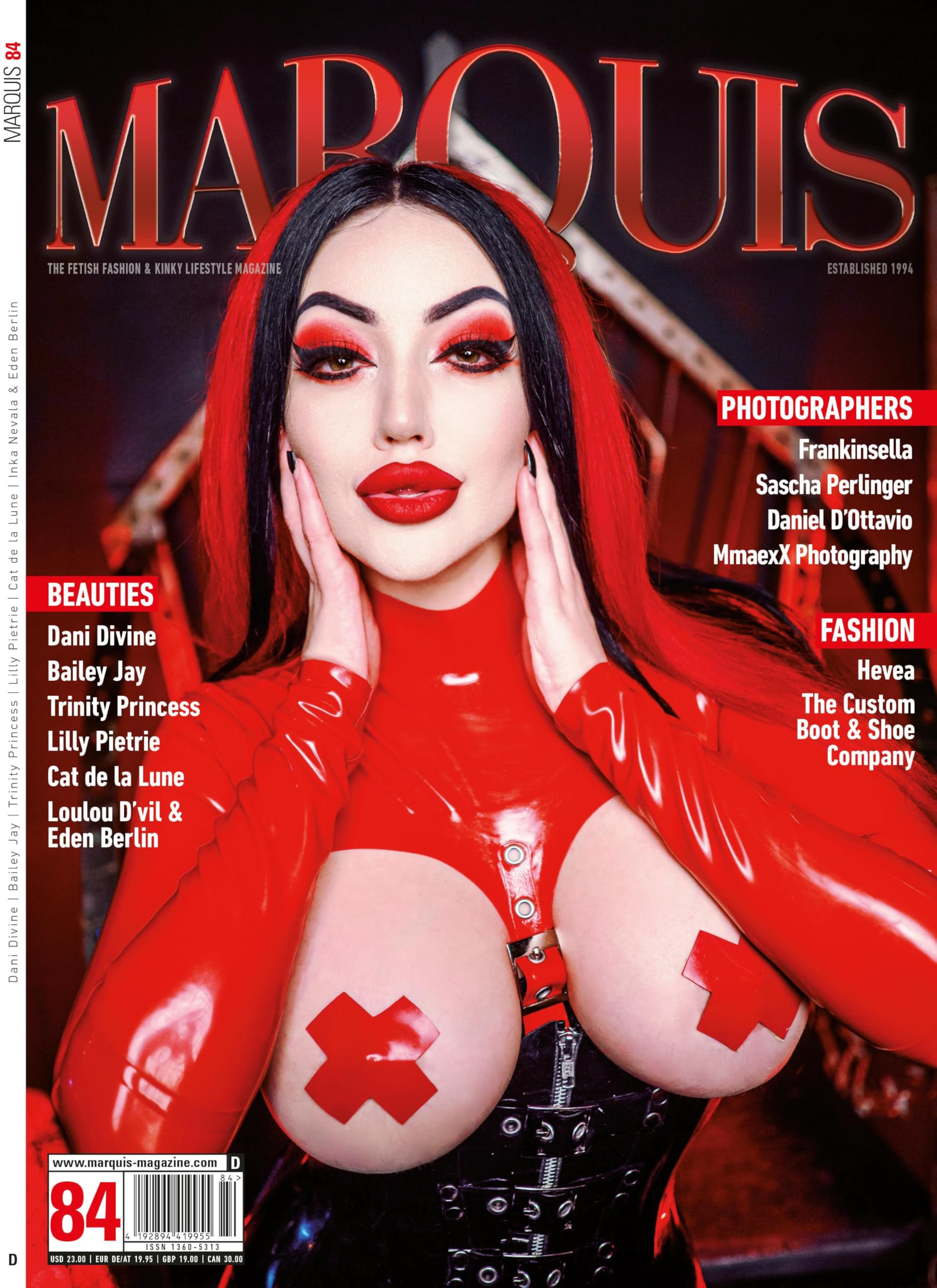 MARQUIS Magazine No. 84 - Fetish, Fashion, Latex & Lifestyle -- Deutsche Ausgabe: Das legendäre MARQUIS-Magazin, Ausgabe Nr 84 - dieses mal mit der ... MAGAZINE: Fetish, Fashion, Latex & Lifestyle)