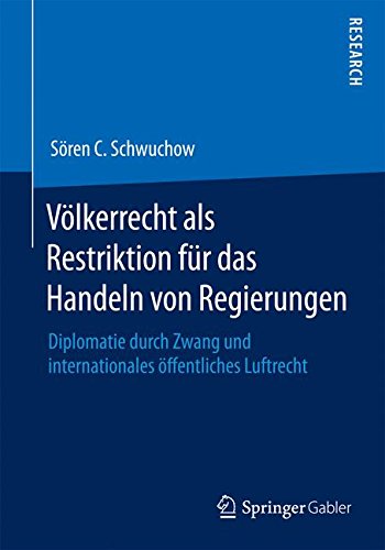 Völkerrecht als Restriktion für das Handeln von Regierungen: Diplomatie durch Zwang und internationales öffentliches Luftrecht