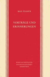 Vorträge und Erinnerungen