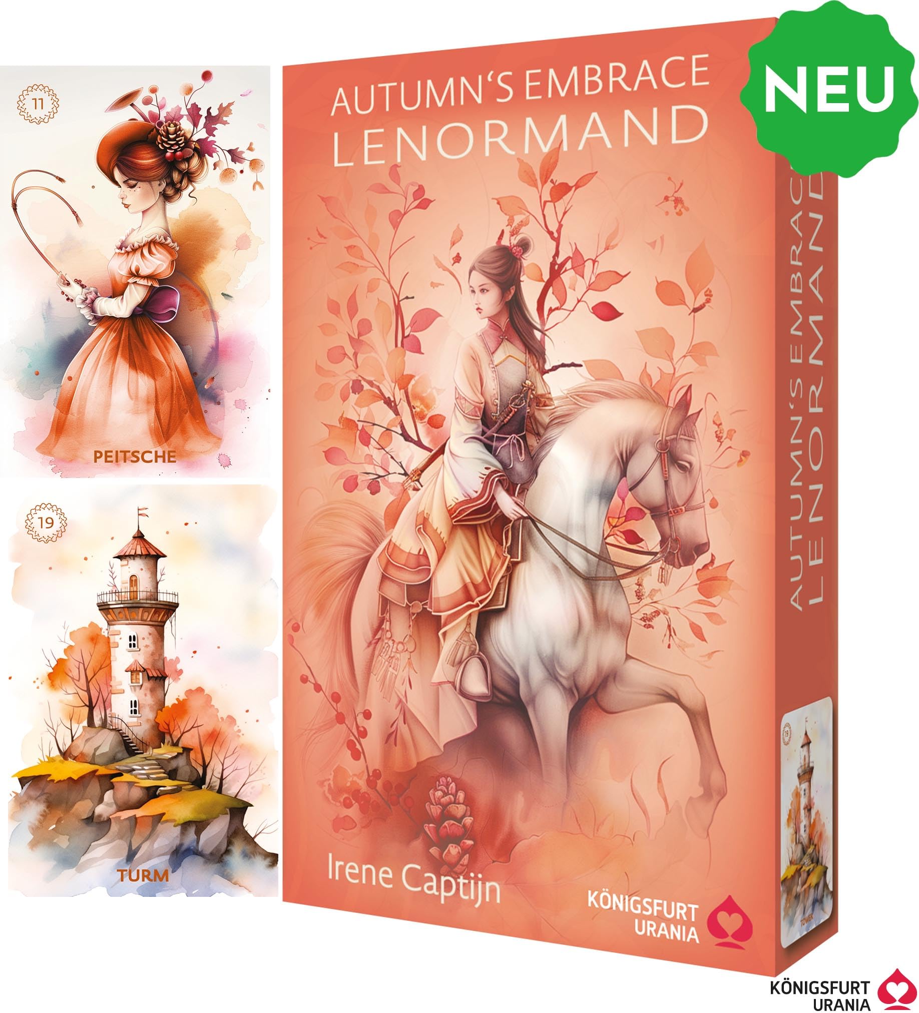 Autumn´s Embrace Lenormand DE - 38 Lenormand-Karten und Booklet - Neuware