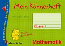 Mein Könnerheft - Mathematik Klasse 1