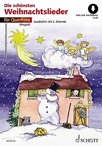 Die schönsten Weihnachtslieder: sehr leicht bearbeitet. 1-2 Flöten.