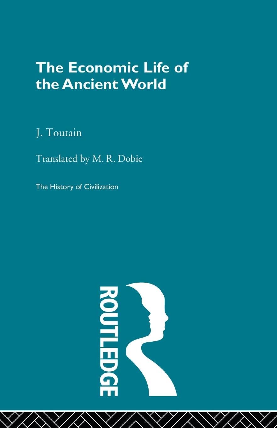 The Economic Life of the Ancient World (History of Civilization)