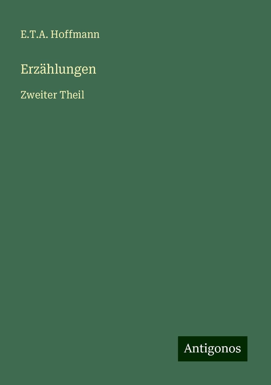 Erzählungen: Zweiter Theil