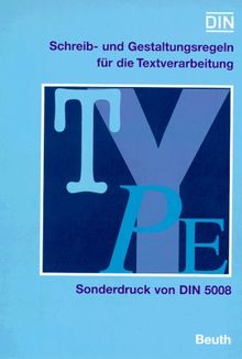 Schreib- und Gestaltungsregeln für die Textverarbeitung