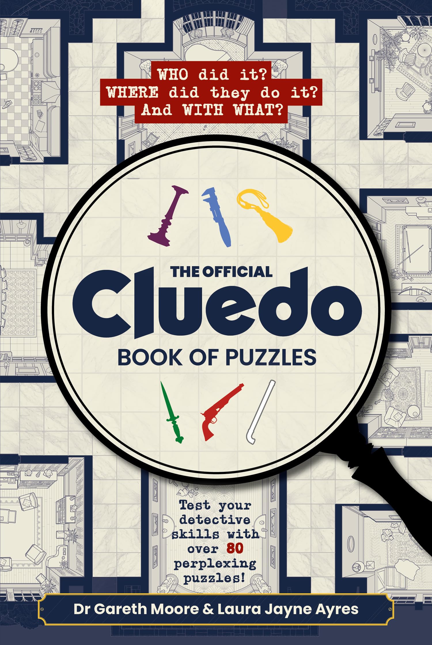 Hasbro Cluedo Book Of Puzzles, New For 2025 The Official Gift Book For Fans Of The Classic, Iconic Murder Mystery Game!