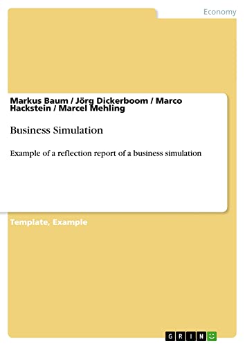 Business Simulation: Example of a reflection report of a business simulation