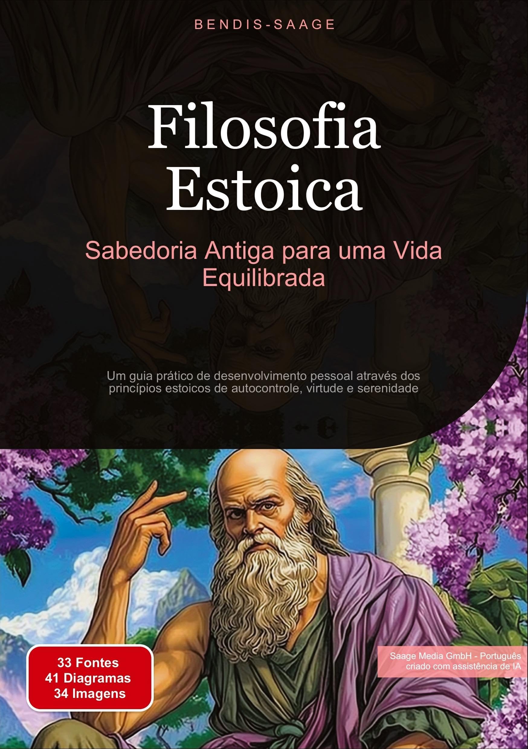 Filosofia Estoica: Sabedoria Antiga para uma Vida Equilibrada: Um guia prático de desenvolvimento pessoal através dos princípios estoicos de autocontrole, virtude e serenidade