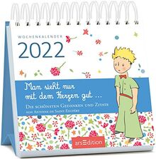 Miniwochenkalender Man sieht nur mit dem Herzen gut ... 2022