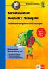 Die kleinen Lerndrachen: Lernstandstest Deutsch 2. Klasse. 110 Musteraufgaben mit Lösungen
