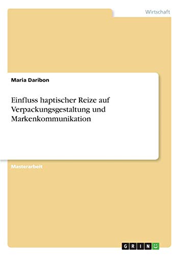 Einfluss haptischer Reize auf Verpackungsgestaltung und Markenkommunikation