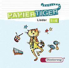 Papiertiger. Sprachlesebuch: PAPIERTIGER - Ausgabe 2006: Lieder-CD Klasse 1 - 4 (PAPIERTIGER 2 - 4, Band 25)