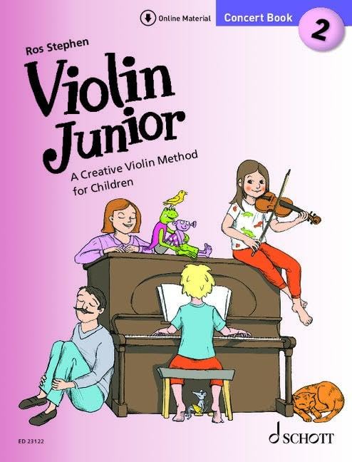Violin Junior: Concert Book 2: A Creative Violin Method for Children. Band 2. 1-2 Violinen und Klavier ad lib.. (Violin Junior - englische Ausgabe, Konzertbuch 2)