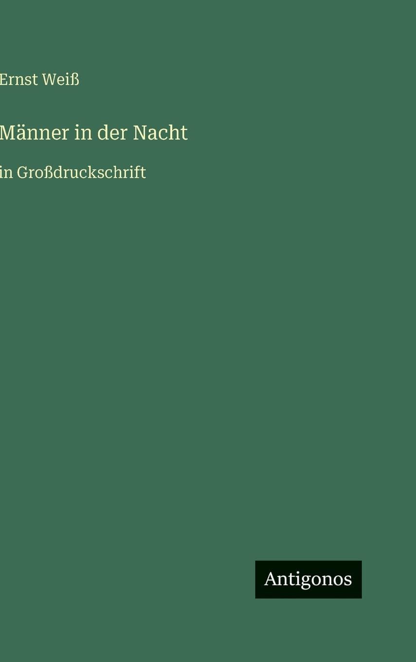 Männer in der Nacht: in Großdruckschrift