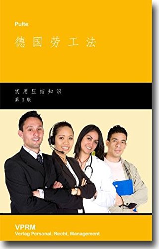 Das deutsche Arbeitsrecht - Chinesische Sprachausgabe: Kompaktwissen für die Praxis (Chinesische Sprachversion)