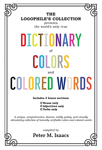 Peter Isaacs The Dictionary Of Colors And Colored Words