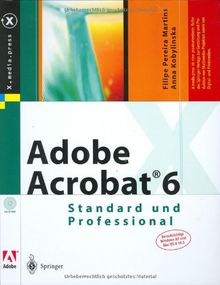 Adobe Acrobat 6. Standard und Professional von Filipe Pereira Martins | Buch | Zustand sehr gut