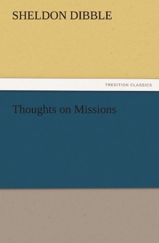 Thoughts on Missions (TREDITION CLASSICS)