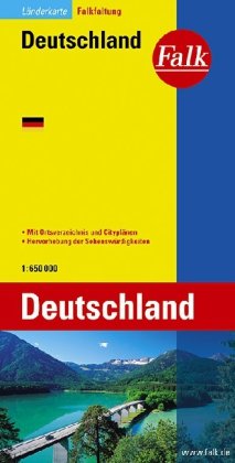 Falk Länderkarte Falkfaltung Deutschland 1 : 650 000 von unbekannt