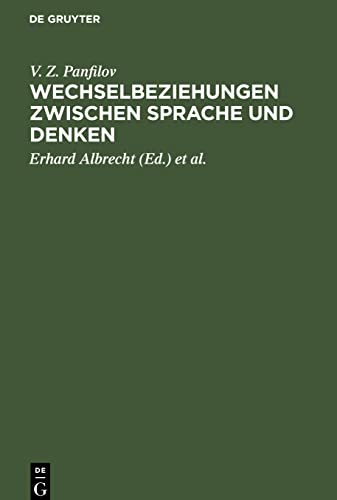Wechselbeziehungen zwischen Sprache und Denken