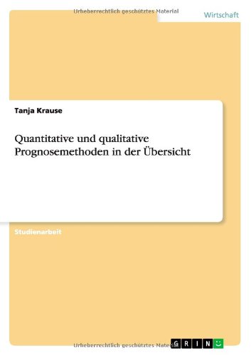 Quantitative und qualitative Prognosemethoden in der Übersicht