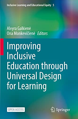 Improving Inclusive Education through Universal Design for Learning (Inclusive Learning and Educational Equity, Band 5)