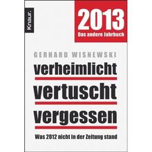 Verheimlicht - vertuscht - vergessen: Was 2012 nicht in der Zeitung stand