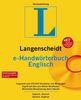 Langenscheidt e-Handwörterbuch Englisch 5.0. CD-ROM für Windows 95,98,2000,XP