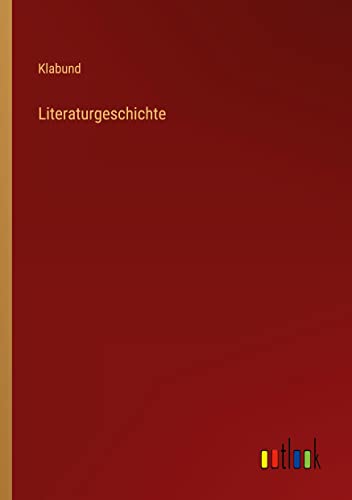 Literaturgeschichte
